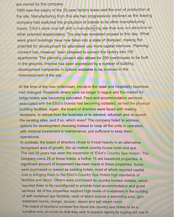 Coursework Brief Elliot S Has Become A Global Brand Since Its Inception As A Confectionary Manufacturer In The 19in Cen 2