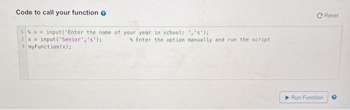 Unit 8 Project 8 My Solutions Create A Program That Prompts The User To Enter His Or Her Year In School Freshman Sopho 3