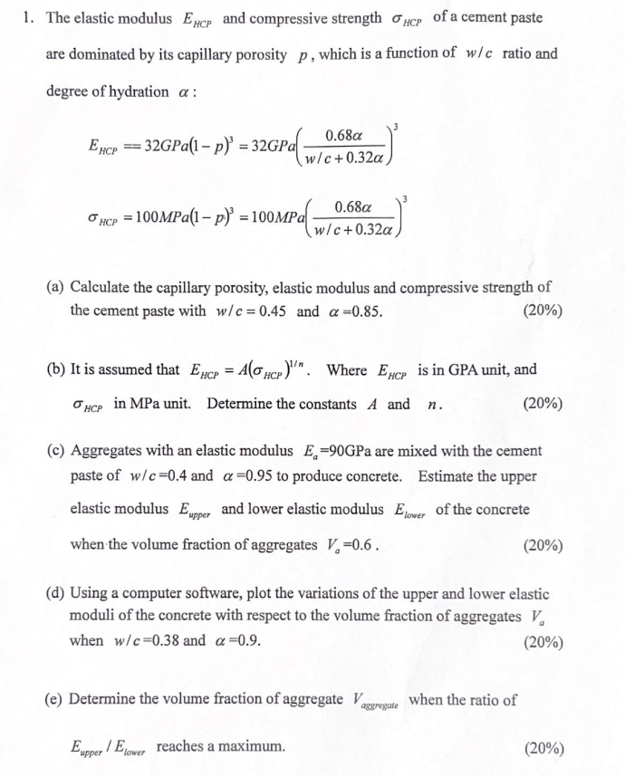 Need Answer Part D And E 1