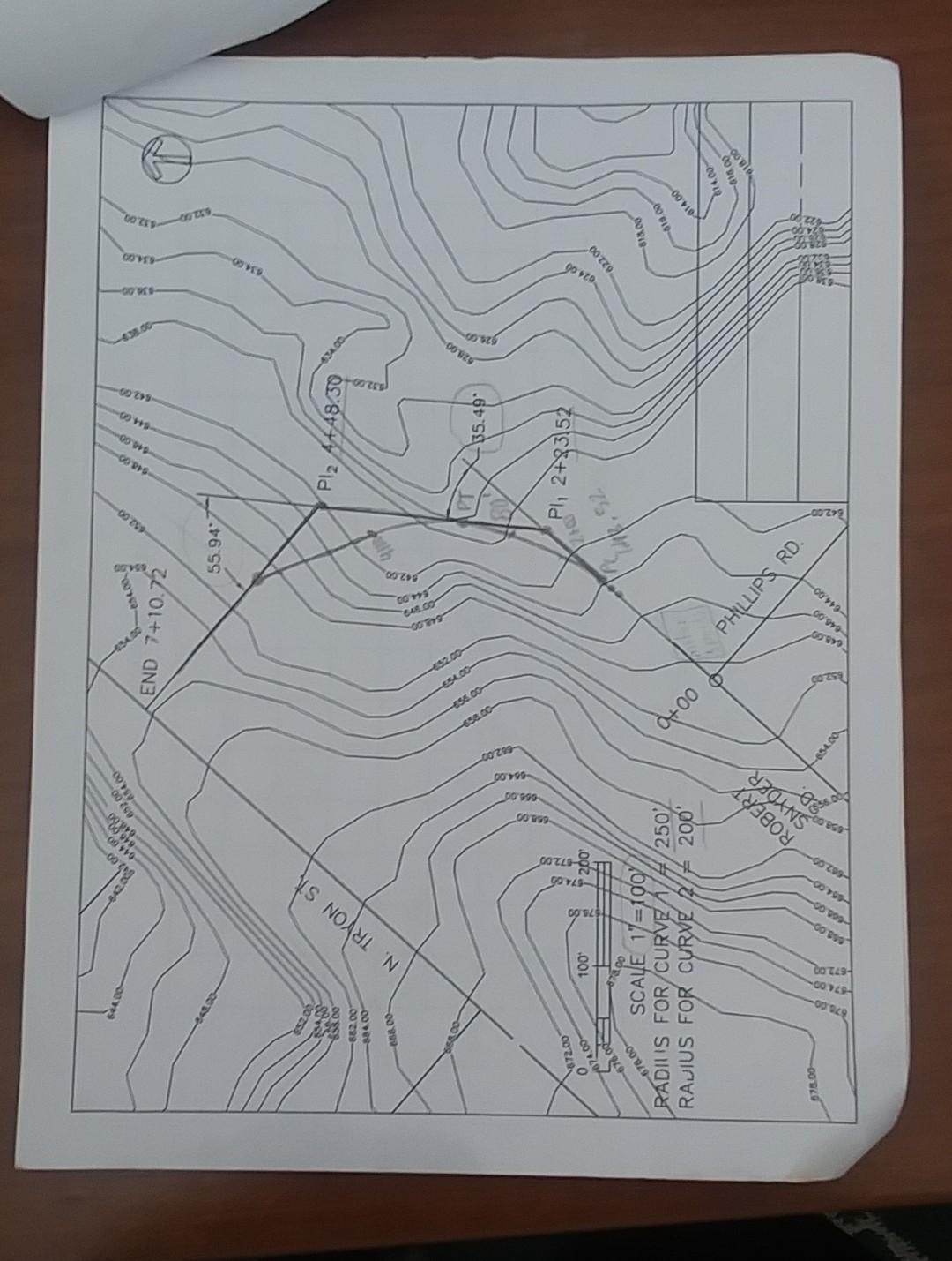 Cegr 2103 Surveying And Technical Drawing Class Exercise On Horizontal Curves Verticals Curves And Earthworks In This E 3
