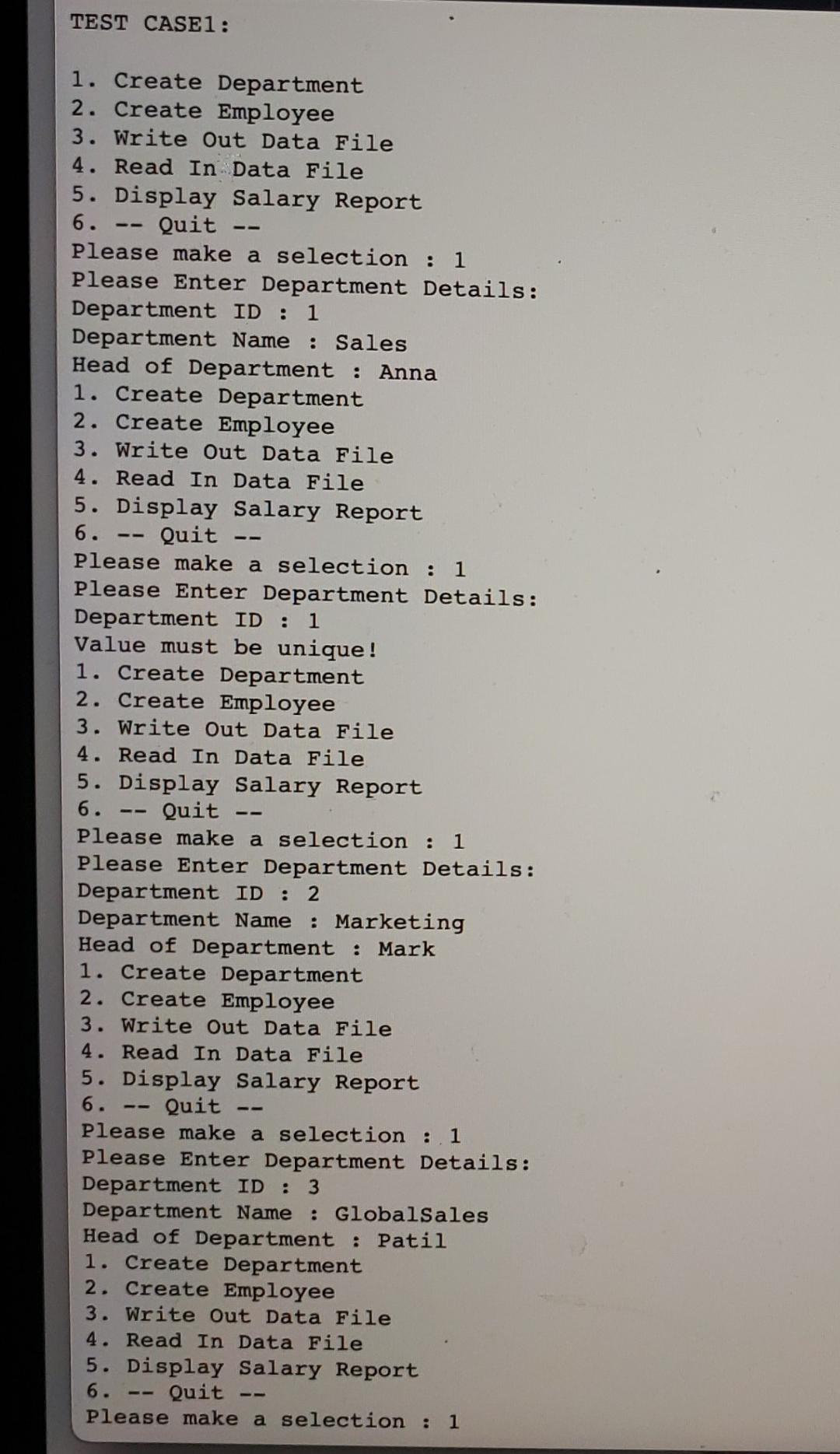 C Output 2