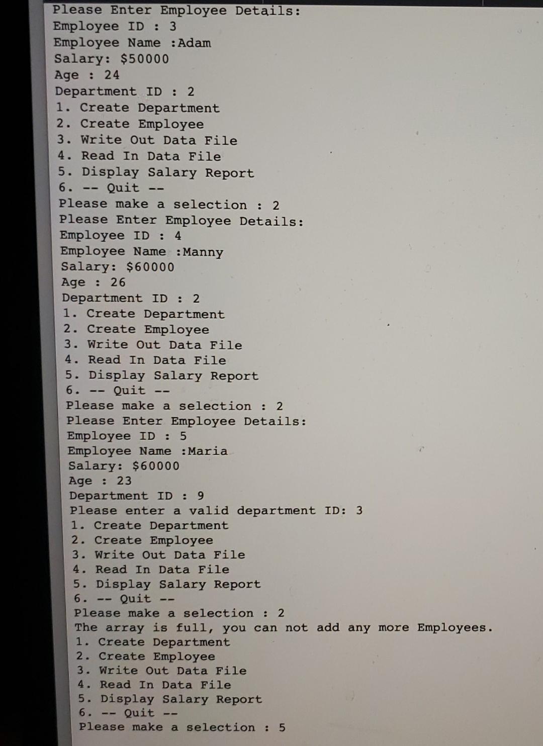 C Output 3