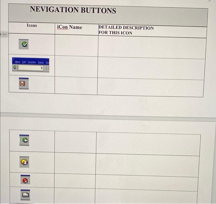 Pane 23 12 G 2 Ie I X E Nevigation Buttons Icons Icon Name Detailed Description For This Icon U Menu Et Favorites 3