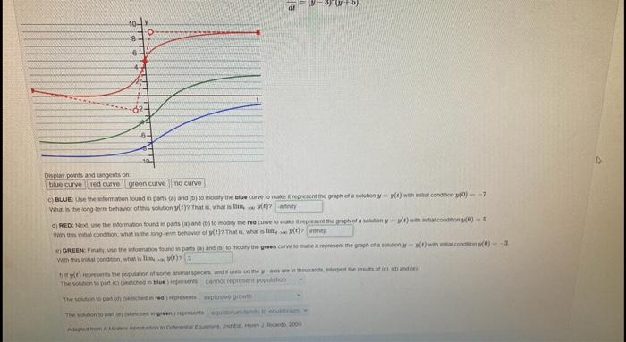 At Least One Of The Answers Above Is Not Correct Poml Even Before You Learn Techniques For Solving Differential Equati 2