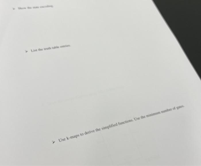 Question 2 30 Points Design A Moore Psm Of A Sequence Recognizer That Detects The Sequence 111 Overlapping Is Not A 2