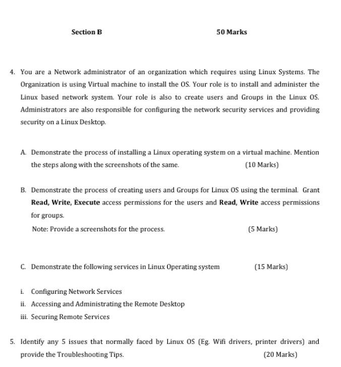 Section A 50 Marks 1 Botho University Has Different Departments That Deals With Student Information Which Includes Mana 2