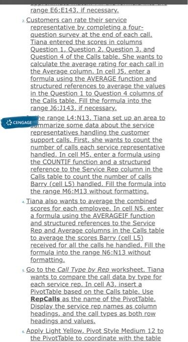 2 Range E6 E143 If Necessary Customers Can Rate Their Service Representative By Completing A Four Question Survey At 1