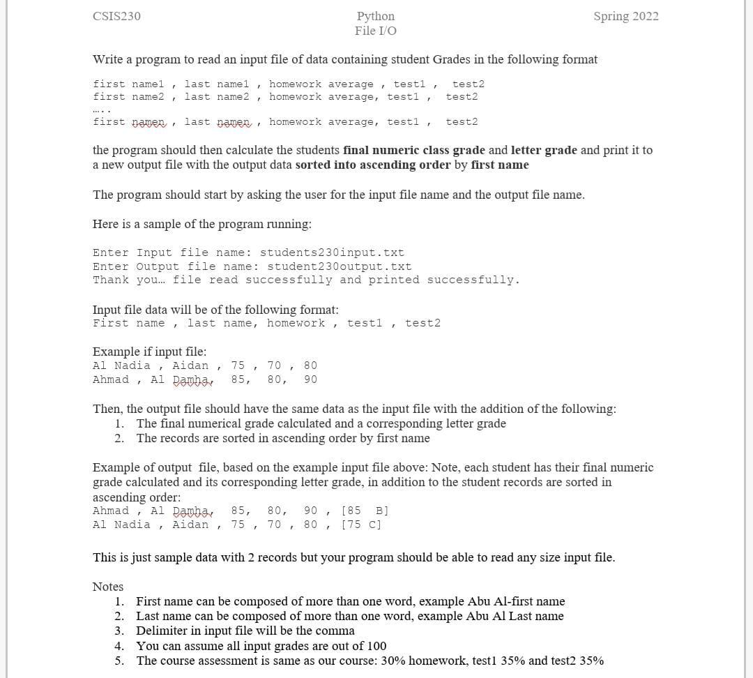 Please Solve This Question In Python Language 1