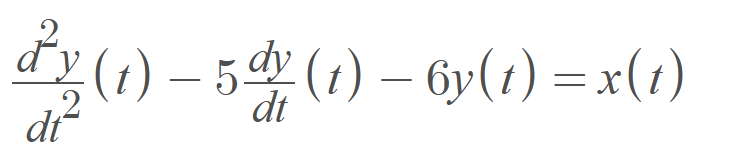 Consider A Continuous Time System With The Governing Differential Equation Convert The Continuous Time System Into A Di 1