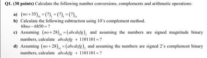 Please Include Your University Id In The First Page Of Your Answers The Parameter No Represents The Last Two Digits Of 2