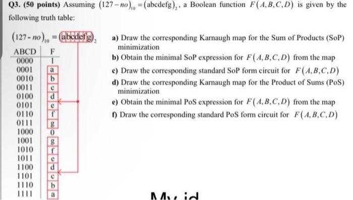 Please Include Your University Id In The First Page Of Your Answers The Parameter No Represents The Last Two Digits Of 2
