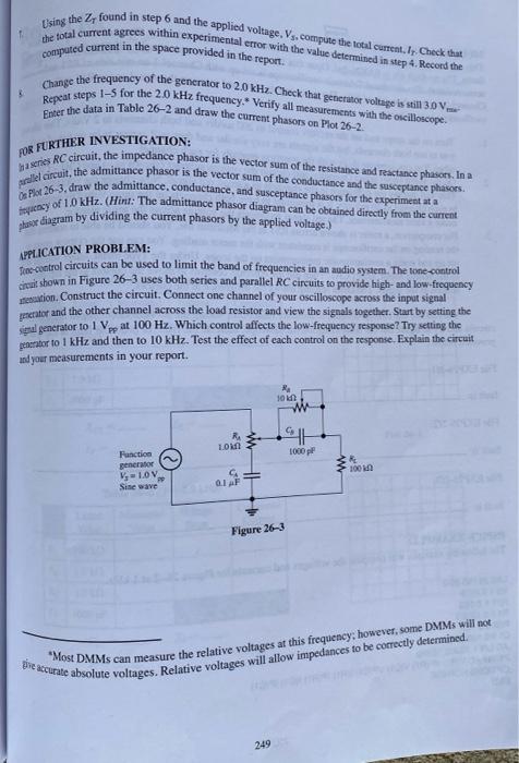 26 Parallel Rc Circuits Objectives 1 2 After Performing This Experiment You Will Be Able To Measure The Current Pha 3