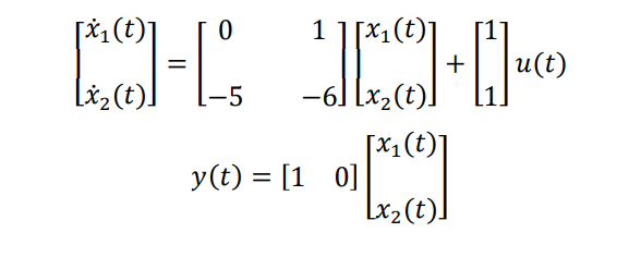 Consider The Mechanical System With The Following Dynamics 1 1 Use The Modal Matrix P V1 V2 To Determine The Jorda 1