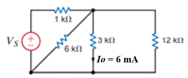 Find The Current At Vs If The Io 6 Ma Use Theorem Thevenin 1