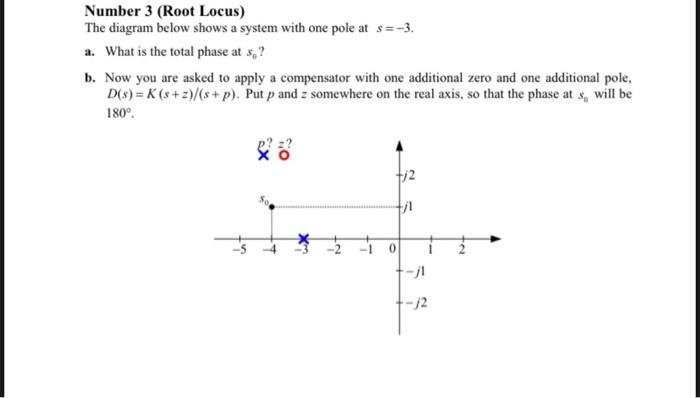 Number 1 Root Locus Consider A Continuous System With Open Loop Transfer Function Of G S K 8 4 S 1 2 A Draw T 3