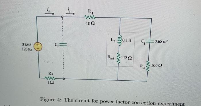 Is 1 R Www 4022 L2 30 1h 90 68 Ul 3 Rms 120 Hz W Rins 1122 Re Ww 100 92 Rs Www 192 Figure 4 The Circuit For Power Fa 1