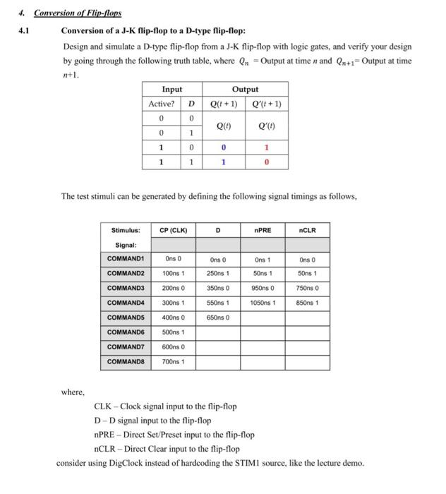 1 Introduction In This Lab We Are Going To Study The Basic Sequential Logic Circuit J K Flip Flop D Flip Flop And T 2