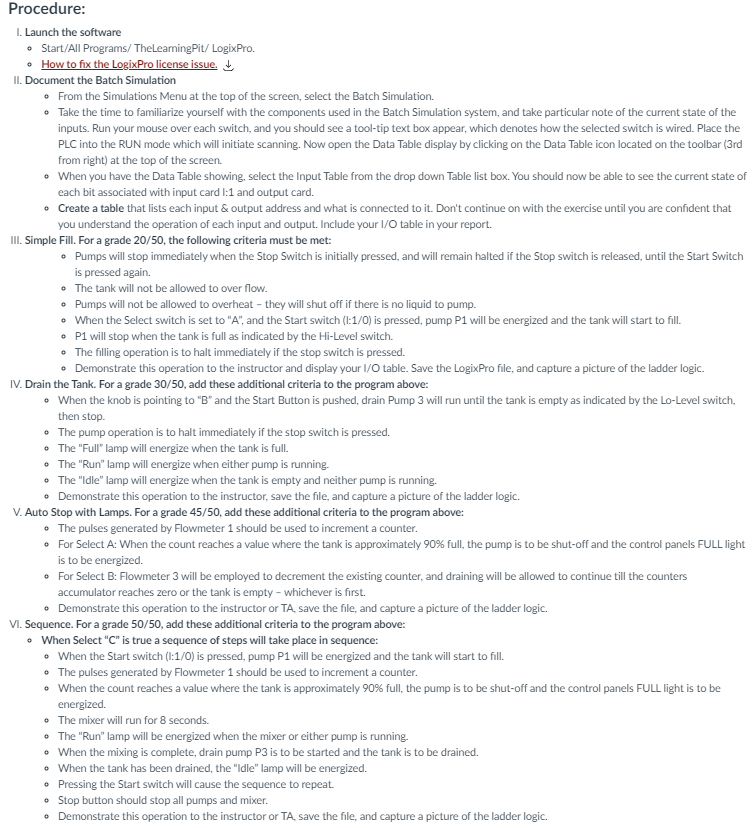 Procedure 1 Launch The Software Start All Programs Theleamingpit Logixpro How To Fix The Logixpro License Issue 1