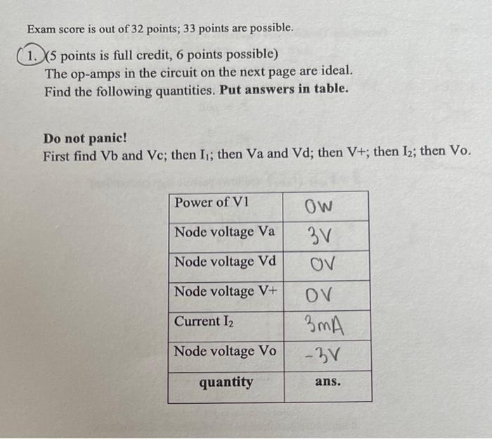 Just Wondering If The Values I Have Are Correct 1