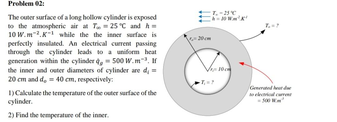 Fundamentals Of Heat Mass Transfer Please Answer Completely 1