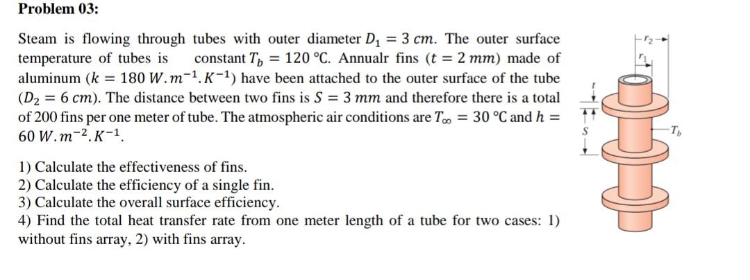Fundamentals Of Heat Mass Transfer Please Answer Completely 1