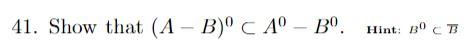 41 Show That A B C Ao Bo Hint B07 1