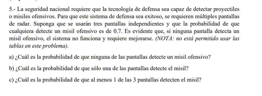 5 La Seguridad Nacional Requiere Que La Tecnologia De Defensa Sea Capaz De Detectar Proyectiles O Misiles Ofensivos P 1