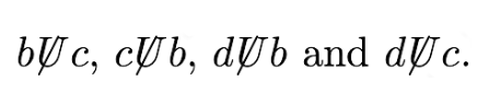 State How Many Possible Partial Order Relations U There Are On The Set A B C D Such That Bua Cua Dua And Draw A 1