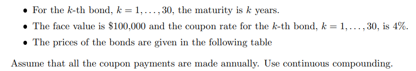 Please Help And Show All Working A Create A Newton Iteration Program To Compute The Yield To Maturity Ytm For Each B 1
