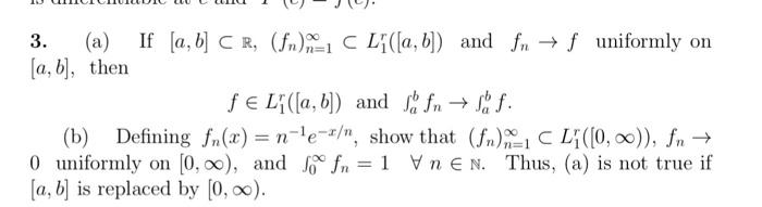 3 A If A B Cr N 1 C L A B And Fr F Uniformly On A B Then Feli A B And On M B Defining F X 1