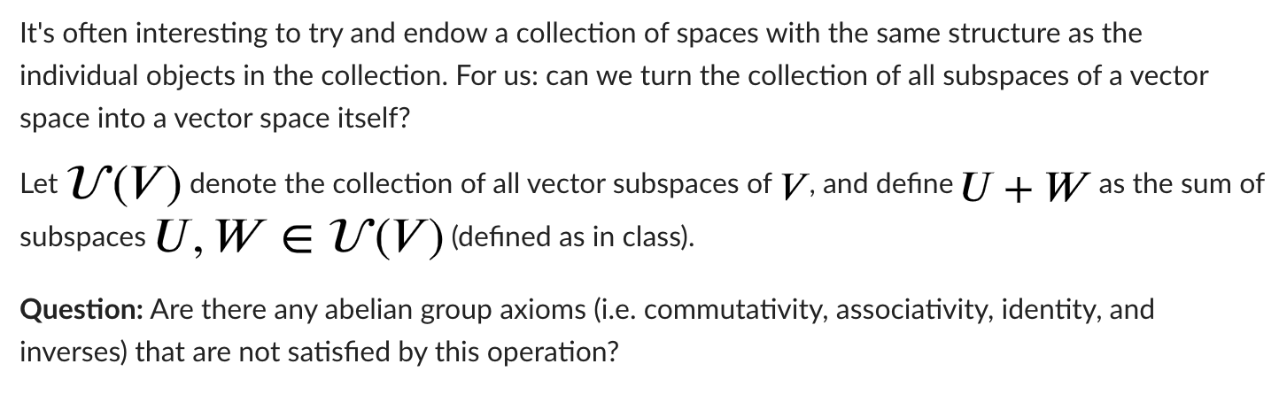 It S Often Interesting To Try And Endow A Collection Of Spaces With The Same Structure As The Individual Objects In The 1