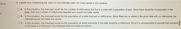 The Accompanying Table Shows The Number Of Millionaires In Thousands And The Population In Hundreds Of Thousands For 5