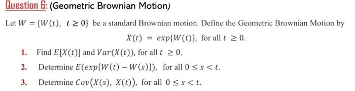 Question I The Random Telegraph Signal Process Let N T T 0 Denote A Poisson Process With Rate 2 And Let Xbe Inde 4