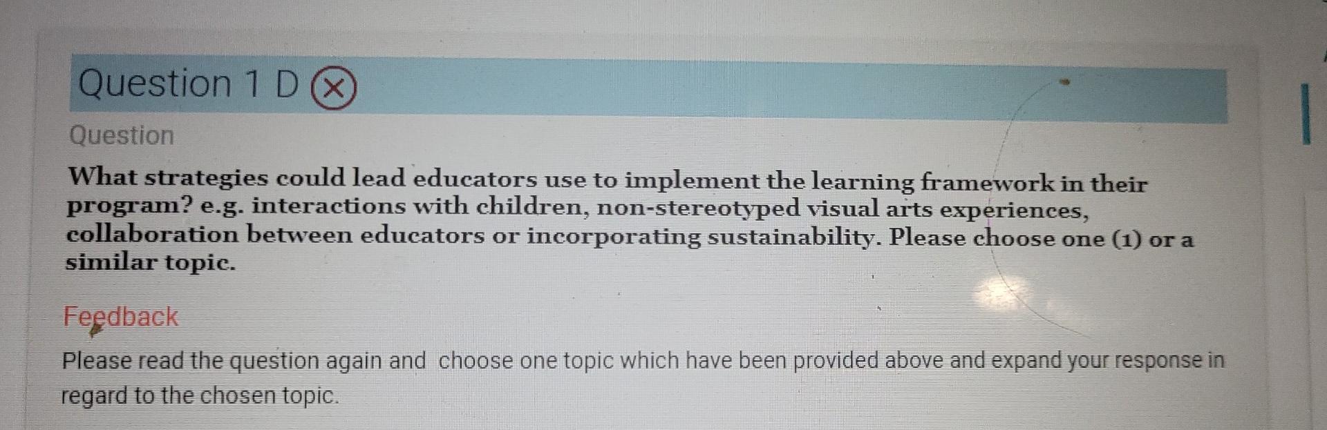 As Part Of A Collaborative Evaluation Of A Service You Will Need To Focus On An Fdc Or Childcare Service Please Choose 3