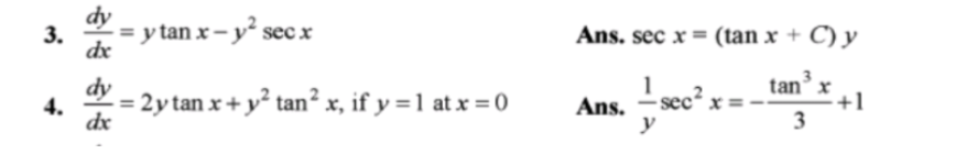 Please I Need Solution For Both Of These Solve The Following Differential Equations Using Equations Reduceable To Th 1