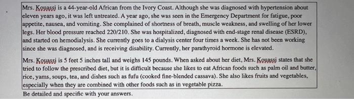 Mrs Kouassi Is A 44 Year Old African From The Ivory Coast Although She Was Diagnosed With Hypertension About Eleven Ye 1