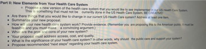 Www Won By Puutub Tot Onder Summarize Your New Proposal How Will Your New Health Care System Work Provide Evi 2