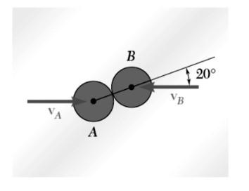 Two Hockey Pucks Are Moving On A Rink At The Same Speed Of 7 5 M S In Parallel And Opposite Directions When They Collide 1