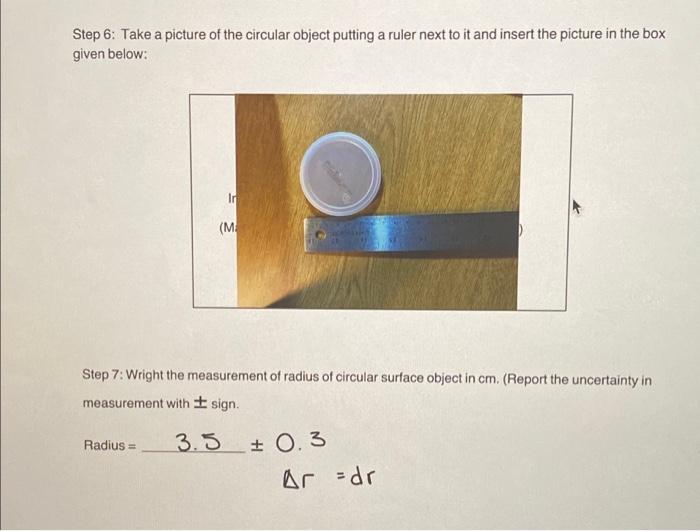 Step 2 Take A Picture Of The Rectangular Object Putting A Ruler Next To It And Insert The Picture In The Box Given Belo 3