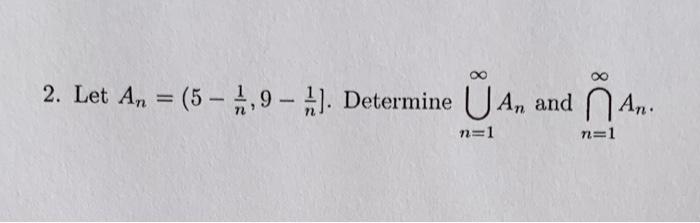 00 2 Let An 5 7 9 1 Determine U An And N An N 1 N 1 1