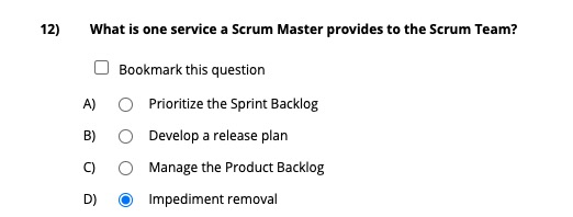 What Is One Service A Scrum Master Provides To The Scrum Team