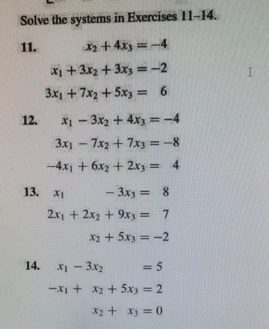 Linear Algebra And It S Applications 6 Edition Problem 13 14 With Steps 1