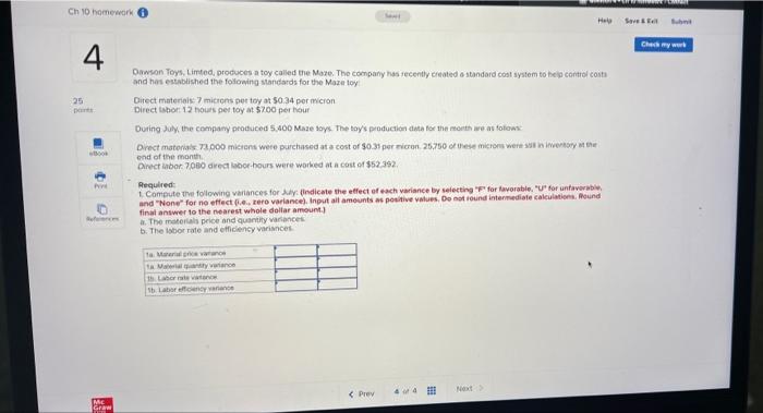 Ch 10 Homework Her Save Felt Mit Checimy Work 1 15 Bandar Industries Manufactures Sporting Equipment One Of The Company 2