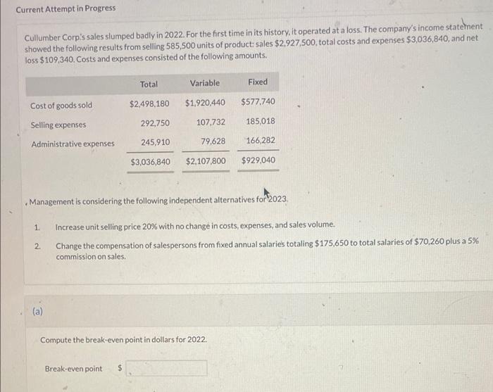 Current Attempt In Progress Cullumber Corp S Sales Slumped Badly In 2022 For The First Time In Its History It Operated 1