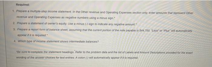 The Following Selected Accounts And Their Current Balances Appear In The Ledger Of Claremont Co For The Fiscal Year End 3