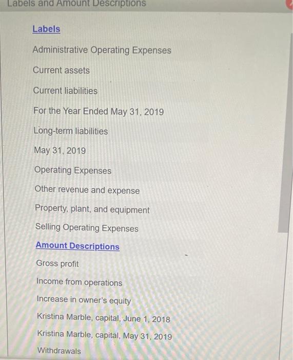 The Following Selected Accounts And Their Current Balances Appear In The Ledger Of Claremont Co For The Fiscal Year End 4