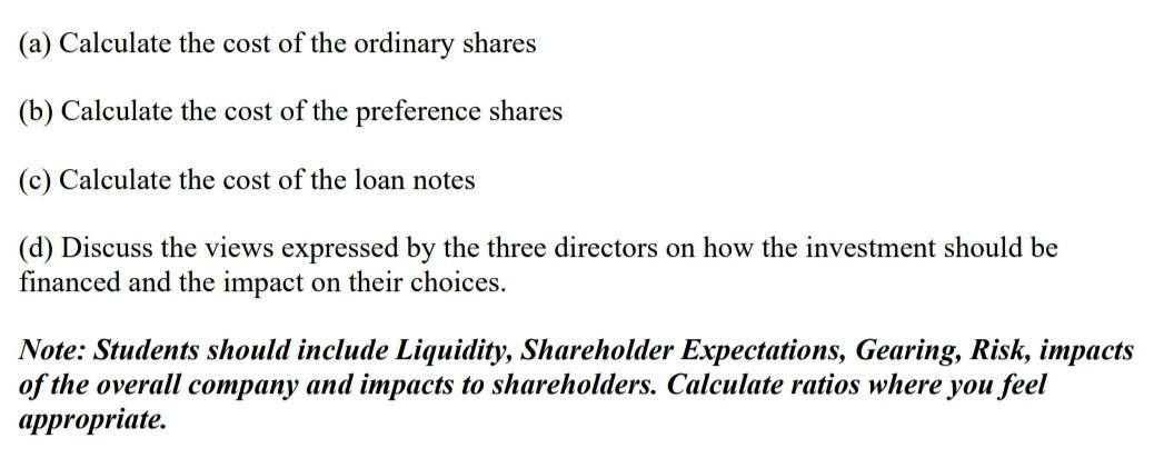 The Following Information Has Been Taken From The Statement Of Financial Position Of Rose Plc A Listed Company Stateme 3