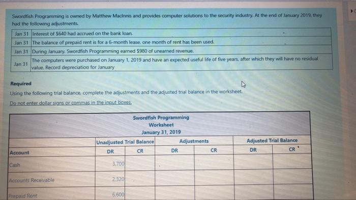 Swordfish Programming Is Owned By Matthew Macinnis And Provides Computer Solutions To The Security Industry At The End 1