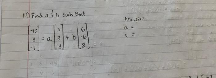 14 Find A B Such That Answers 1 A B 15 3 A B1 6 7 3 8 15 R 1