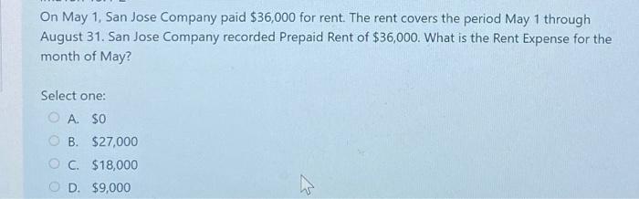 San Gabriel Company Owns A Fixed Asset With An Original Cost Of 100 000 The Company Estimates It Will Use The Fixed As 4